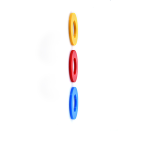 Rondelles plates en <span class=keywords><strong>plastique</strong></span> de haute qualité rouge/jaune/bleu, rondelles plates en nylon colorées, fabriquées en Chine - Product Image 6
