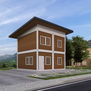 บ้านสำเร็จรูป Max Prefab Villa 2-2 ชั้น แบบโมดูลาร์คอนเทนเนอร์ 4 ยูนิต ดีไซน์แบบแพ็คสำเร็จทันสมัย รับประกัน 1 ปี เหมาะสำหรับโรงแรม - Product Image 1