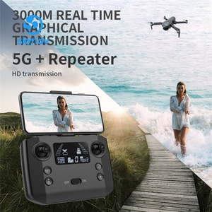 <span class=keywords><strong>KF101</strong></span> <span class=keywords><strong>MAX</strong></span> Drone RC avec nacelle 3 axes, GPS 3KM, double caméra 4K à flux optique, transmission 5G et EIS - Product Image 3