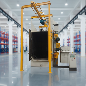 Machine de sablage de type automobile CE, facile à utiliser, pour le nettoyage à chaud des surfaces métalliques des blocs moteur de <span class=keywords><strong>moto</strong></span>, équipement d'abrasion à crochets - Product Image 1