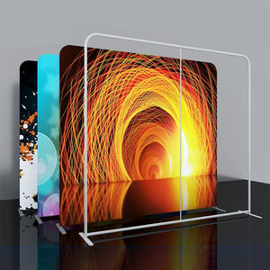 <strong>Customized</strong> 10ft Portable Photo Booth Backdrop Full-Color Tension Fabric <strong>Banner</strong> Stand Pillow Case Display Weddings Exhibitions - Product Image 4