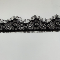 Vente en gros de garnitures en dentelle festonnée pour cils coupe en dentelle Chantilly pour lingerie