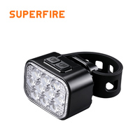 Luz Delantera para Bicicleta SUPERFIRE BL107 400LM, Doble Haz, IP54, 40g, Tipo-C, Memoria de Configuración, Liberación Rápida, Recargable, para Desplazamientos Diarios