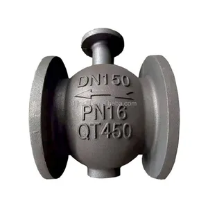 Moulage au sable de fer de précision personnalisé en usine ISO9001 pour les pièces de corps de soupape de boîtier de transmission