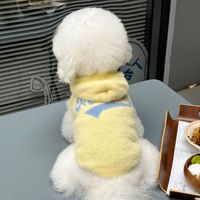 Sweat à capuche mignon à motifs de lettres pour animaux de compagnie, vêtements pour chats, vêtements pour petits chiens, pull en tricot