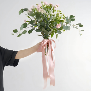 ริบบิ้นผ้าซาตินสีโรสโกลด์สองด้าน ผ้าไหมโพลีเอสเตอร์อย่า<span class=keywords><strong>ง</strong></span>ดี สำหรับห่อของขวัญ โบว์ผูกผม ช่อดอกไม้ <span class=keywords><strong>ง</strong></span>านแต่ง<span class=keywords><strong>ง</strong></span>าน ฮาโลวีน อีสเตอร์ - Product Image 6