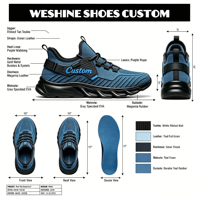 Chaussures de sport pour hommes, baskets en tissu tissé, semelle épaisse, chaussures de fitness d'extérieur, toutes saisons, séchage rapide, respirantes, baskets décontractées pour la course à pied