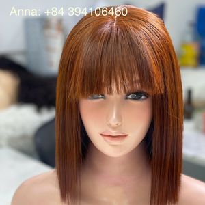 วิกผมเวียดนามแบบตรงสีน้ำตาลน้ำผึ้ง ต่อผมแบบซุปเปอร์ดับเบิ้ลดรอน แบบเป็นมัด ผมมนุษย์แท้ธรรมชาติไม่ผ่านการแปรรูป - Product Image 2