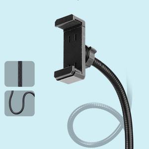 Trípode de Fotografía de 10 Pulgadas para Teléfono con Anillo de Luz de Relleno, Luz de Maquillaje para Transmisión en Vivo, Soporte de Piso Funcional de 2.1M - Product Image 5