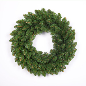Guirlande de Noël artificielle en rotin vert de 30/40/50/60 cm pour décoration murale extérieure et intérieure - Product Image 2
