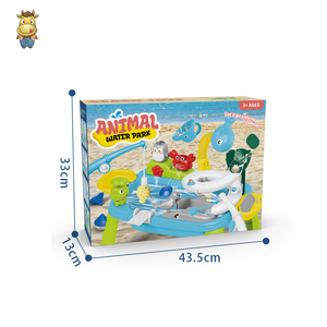 Table de jeu électrique Dolphin pour sable et eau avec canne à pêche et fontaine, jouet sensoriel d'extérieur pour tout-petits, idéal pour la plage, vente en gros - Product Image 3