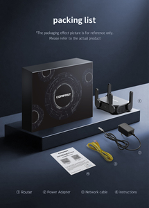 Router Inalámbrico Comfast CF-WR632AX 3000 <span class=keywords><strong>Mbps</strong></span> WiFi 6 802.11AX OpenWRT Wlan MESH Gigabit 5G <span class=keywords><strong>de</strong></span> Doble Banda - Product Image 5