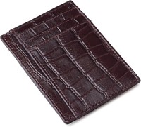 Dompet Kartu Kredit Kulit Asli Motif Croco Dile Harga Pabrik