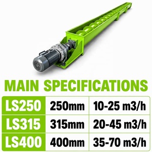 Convoyeur à vis en U personnalisé LS315 |   Tarière industrielle pour ciment destinée aux centrales à béton |   Équipement <span class=keywords><strong>de</strong></span> transport à tiges à <span class=keywords><strong>prix</strong></span> d'usine - Product Image 2