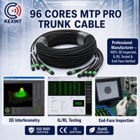 Câble Trunk Fibre Optique KEXINT MTP PRO 96 Cœurs Monomode APC Haute Densité Non-armé pour Centre de Données 400G