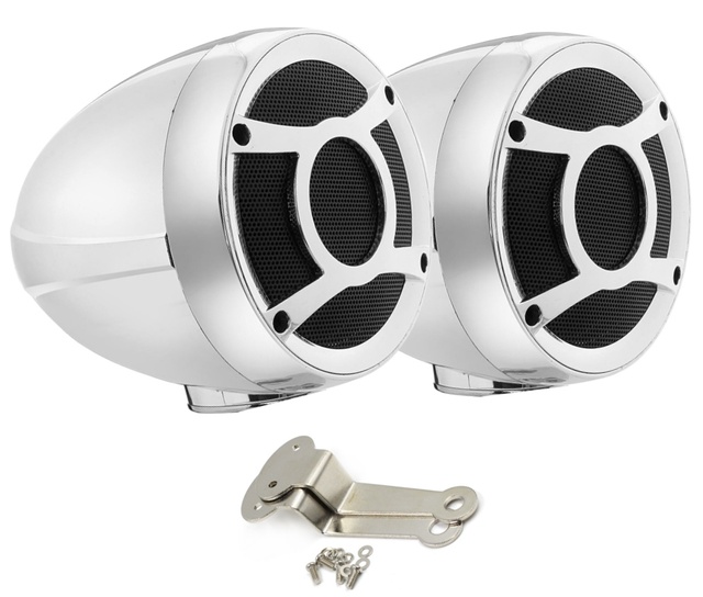 Shark Waterproof Motorcycle Stereo Amplifier Speakers with Remote Control and Hi-Fi Sound Quality Audio System