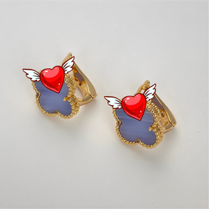 Pendientes de Plata de Ley S925 Originales, Chapados en <span class=keywords><strong>Oro</strong></span> de 18K, con Diseño de Trébol de Cuatro Hojas, <span class=keywords><strong>Clip</strong></span> para Oreja, Se Puede Solicitar el Catálogo de Van Cleef al Vendedor - Product Image 3