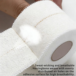 Benda a spina di pesce da 5 cm con ossido di zinco, adesiva, resistente, per protezione sportiva, fissaggio articolare e stabilizzazione muscolare atletica - Product Image 3