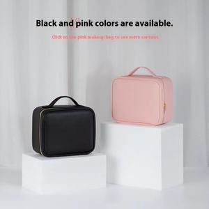 <span class=keywords><strong>Estuche</strong></span> <span class=keywords><strong>de</strong></span> <span class=keywords><strong>manicura</strong></span> <span class=keywords><strong>profesional</strong></span> Makeup Master con luz LED y espejo Bolsa <span class=keywords><strong>de</strong></span> cosméticos portátil <span class=keywords><strong>de</strong></span> gran capacidad Tipo <span class=keywords><strong>de</strong></span> cierre <span class=keywords><strong>de</strong></span> cremallera - Product Image 3