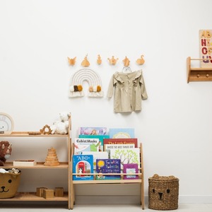Crochets muraux et porte-manteau pour enfants décor de pépinière <span class=keywords><strong>dinosaure</strong></span> finition laquée en bois pour garçons filles chambre de bébé cadeau de douche de bébé - Product Image 6