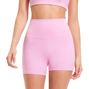 Ensemble 2 pièces de shorts de sport et yoga sans couture, taille haute, respirant, effet ventre plat, pour <span class=keywords><strong>femme</strong></span>, idéal pour l'entraînement transfrontalier - Product Image 5