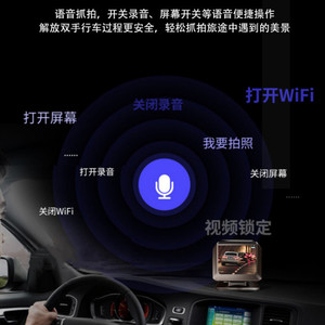 กล้องติดรถยนต์ Chi Weng Dash Cam 2160P เลนส์เดี่ยว มองเห็นในเวลากลางคืน ไร้สาย พร้อมระบบตรวจจับการจอดรถ - Product Image 5