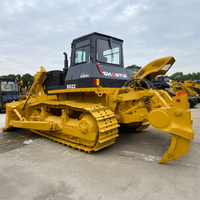 Niveleuse à chenilles SHANTUI SD22 d'occasion efficace pour la préparation de chantiers et le nivellement des terrains dans les travaux de construction