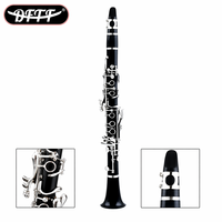 OEM Customizable Popular High Quality 17 Key Eb Clarinet Woodwind Musical Instrument Clarinet with Accessories