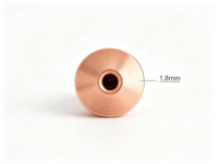 Buse laser en cuivre monocouche de 1,0 mm D32 M14 pour machine de découpe laser haute puissance, accessoires de découpe laser à fibre