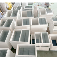 Ventana de PVC Térmica de Doble Hoja Estilo Americano OEM, Deslizamiento Vertical, Eficiente Energéticamente para Edificios