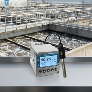 DAXI Mètre de conductivité, salinité, résistivité, EC, TDS industriel en ligne pour eau de chaudière et eau de process RS485 4-20mA - Product Image 1