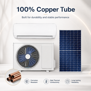 เครื่องปรับอากาศไฮบริด ACDC 18000BTU พลังงานแสงอาทิตย์ ระบบทำความเย็นและความร้อน แบบแยกส่วน พร้อมระบบสมาร์ท WIFI รุ่น GD-9K-CH ระบบขับเคลื่อนด้วยพลังงานแสงอาทิตย์โดยตรง (ไม่มีระบบ Ex) - Product Image 1