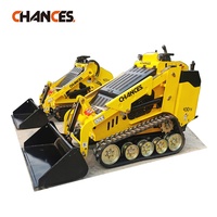Mini chargeuse sur chenilles Skid Steer directement de l'usine avec moteur diesel Kubota Certifié EPA Servo Joysticks de contrôle hydraulique