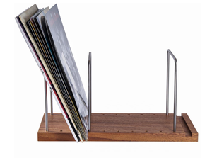 Organizador de estantes de almacenamiento de discos de vinilo con ranuras antideslizantes para exhibición de álbumes y vajilla al aire libre/estantes y unidades de almacenamiento de herramientas - Product Image 3