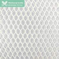 Tissu en maille sandwich tricoté chaîne Meishunqi, vente directe usine, maille 3D épaisse 100% polyester, résistant à l'abrasion 6868