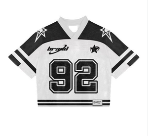 Tontons Custom Cropped Shirts Oversized Jersey Mesh Practice American Plus Size Ropa transpirable - Product Image 6