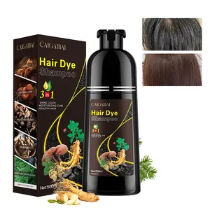 Shampoo de alta qualidade para cabelo, mercado árabe, cor orgânica, sem etiqueta, desenho personalizado, tingimento rápido