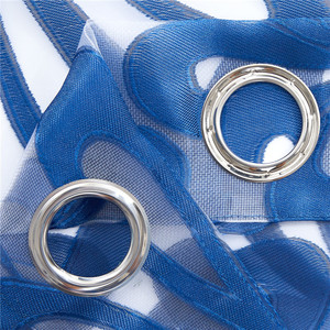 Tissu <span class=keywords><strong>Organza</strong></span> européen en Tulle violet et <span class=keywords><strong>bleu</strong></span>, tissu Floral de haute qualité pour fenêtre, prêt à poser, livraison gratuite - Product Image 5