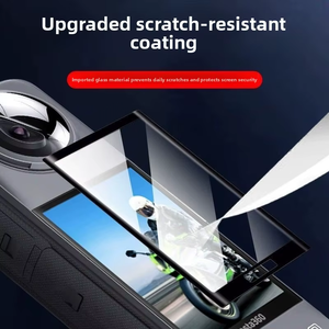 ฟิล์มกันรอยหน้าจอโค้ง 3 มิติ แบบดัดร้อน สำหรับกล้องแอคชั่น Insta360 X4/5  วัสดุคอมโพสิต เลนส์ใส  ผลิตตามสั่งจากโรงงาน - Product Image 3