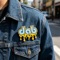 Badges à épingles en émail personnalisés irréguliers accessoires en métal pour Festival revers gouttes Dab Heady Hippie 710/420 épingle à chapeau Weed Dab