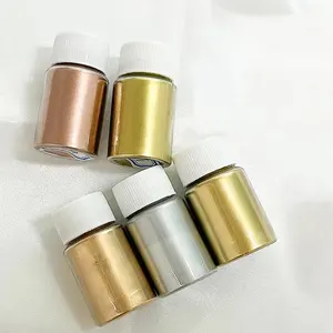Poudre de cuivre en vrac de pigment métallique riche en or pâle poudre de bronze pour les encres d'imprimerie peintures coulée de résine
