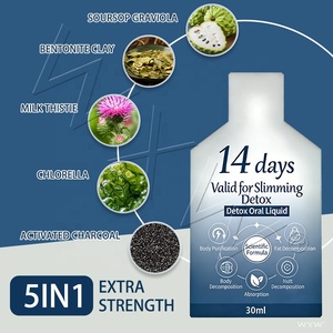 Suplemento Natural para Adelgazar, Quemagrasas Líquido Oral Detox de 14 Días, Personalizado y Promocional - Product Image 5