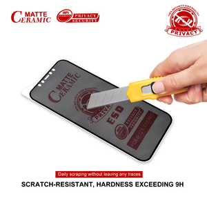 Protection d'écran mate anti-espion pour <span class=keywords><strong>iPhone</strong></span> 12, 15, 16, 17 Air, 17 Pro Max, 11, 14 Plus, 13, Xs Max, <span class=keywords><strong>Xr</strong></span>, 17 Plus – Film souple anti-espion - Product Image 4