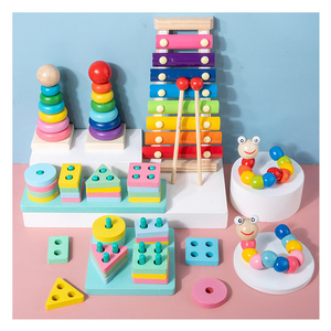 Giocattoli <span class=keywords><strong>Montessori</strong></span> in <span class=keywords><strong>Legno</strong></span> per Bambini, Vari Stili, Giocattoli Educativi Precoci per l'Apprendimento dei Bambini - Product Image 1