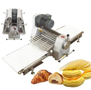Table top automatic dough sheeter small folding dough rolling machine