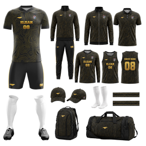 Maillots de football personnalisés en gros – Ensemble uniforme d'équipe adulte en polyester par sublimation – Fournisseur de vêtements de sport en gros pour usine - Product Image 1