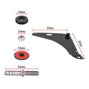 Engine Hood Pin <b>Kit</b> 27x23x7.6cm Steel For Dodge Challenger 08-16 <b>Model</b> 82214260AC - Product Image 1