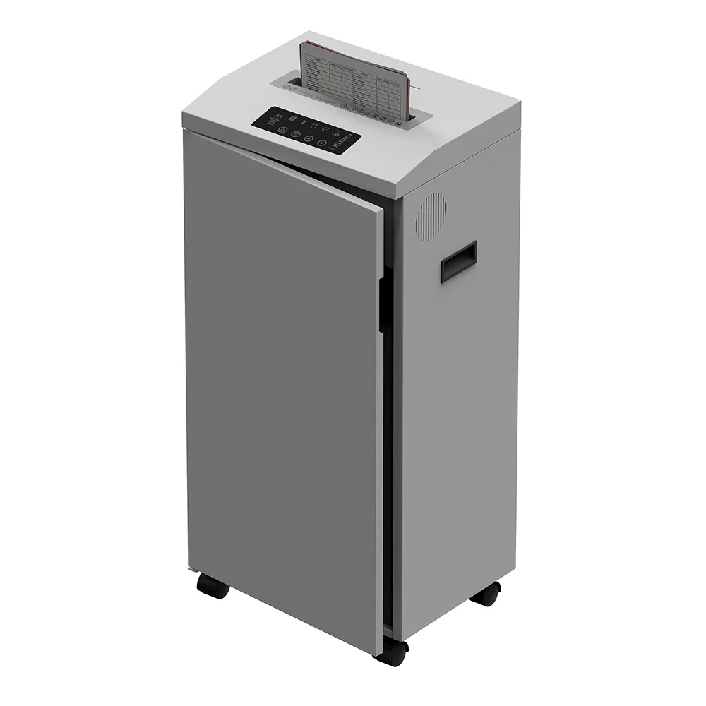 Tài liệu phá hủy Micro cắt Shredder máy công nghiệp huỷ đa năng cao an ninh huỷ