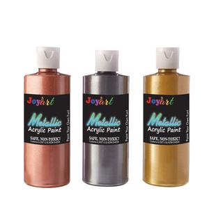 2 oz. <span class=keywords><strong>Peinture</strong></span> <span class=keywords><strong>acrylique</strong></span> métallique <span class=keywords><strong>dorée</strong></span> argentée cuivrée à corps épais - Product Image 1