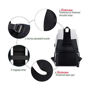 Custom Business Back <b>Pack</b> <b>Bag</b> Laptop Backpacks Men Custom Logo Travel Backpack Waterproof Usb Charging Men's Backpack - Product Image 5